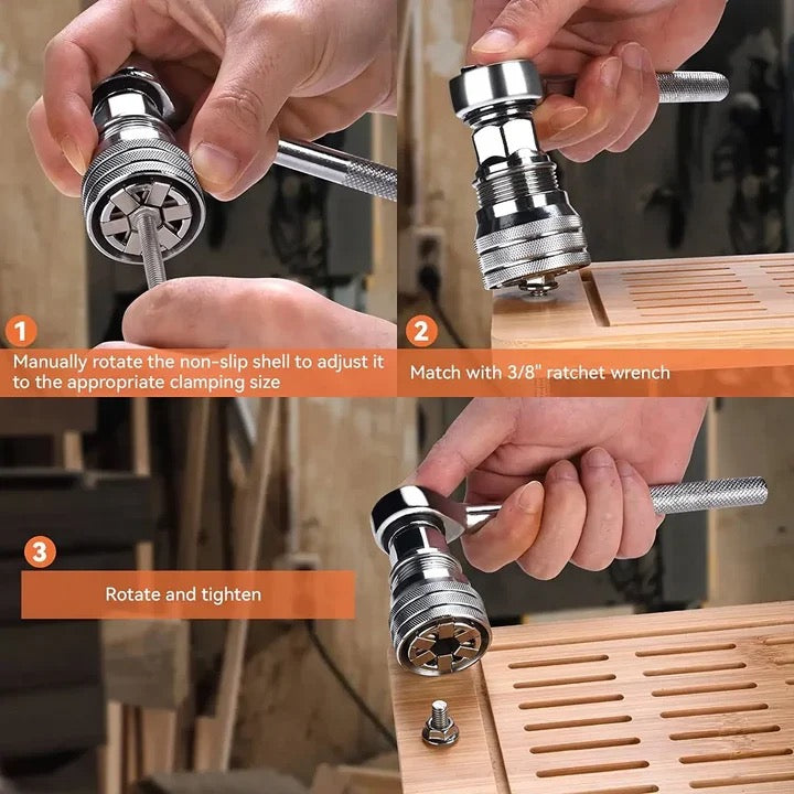 IronGrip™ Universal Socket — Conquer Every Stubborn Bolt with Effortless Power and Perfect Control