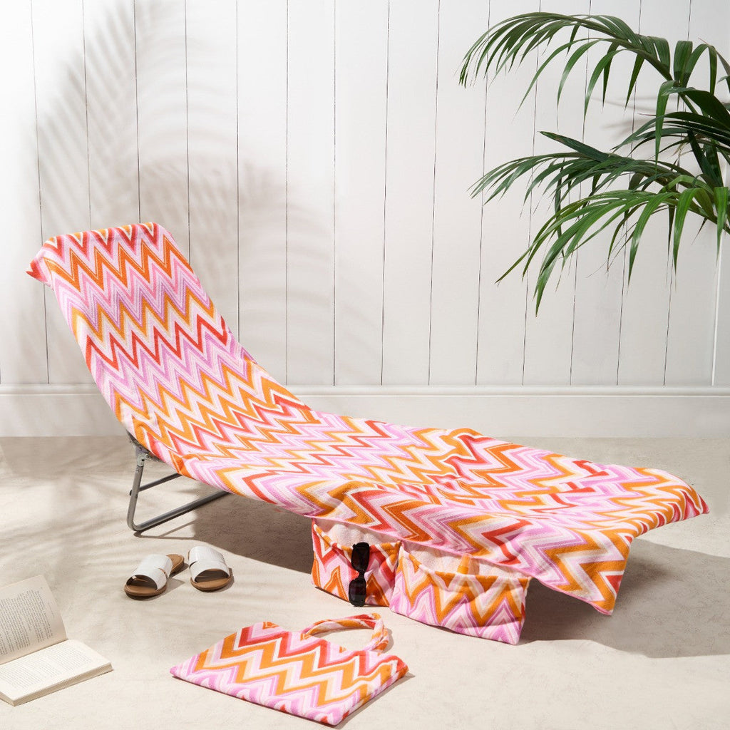 ShoreEase™ Sun Lounger Towel — Escape Sand Hassles with Instant Dry Comfort and Secure Storage