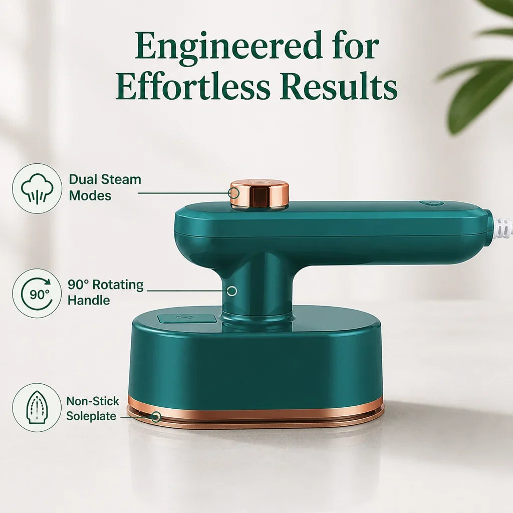 Presselle™ — Compact Steam Care for Everyday Clothing