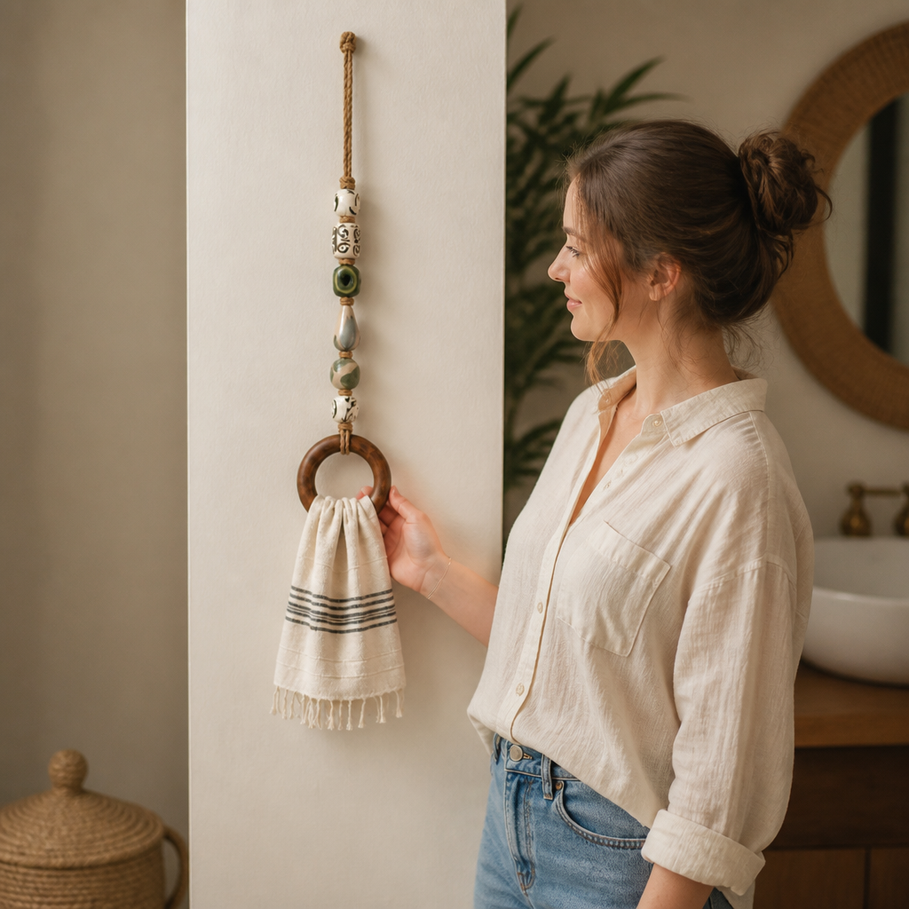 HearthCharm™ — Stylish Hanging Towel Decor