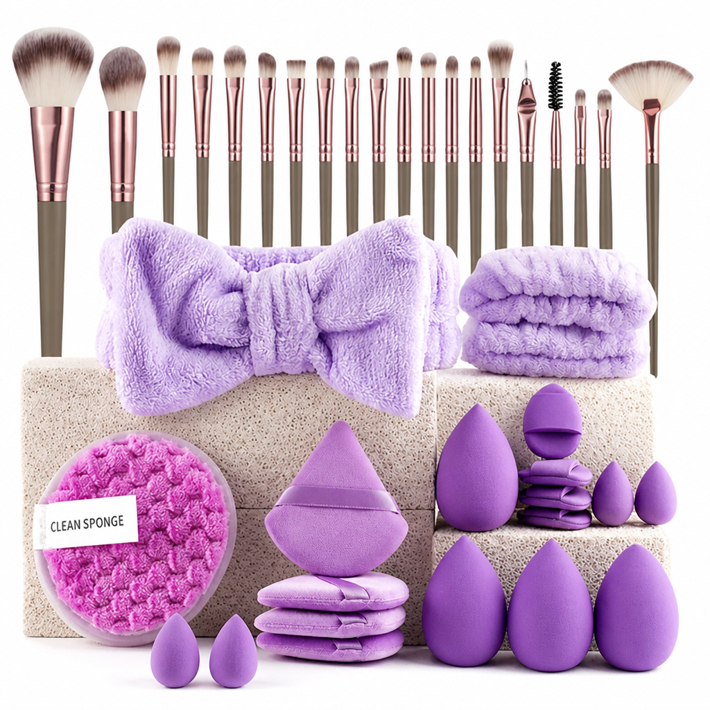 VelvetGlow™ - 32-Piece Makeup Brush Collection