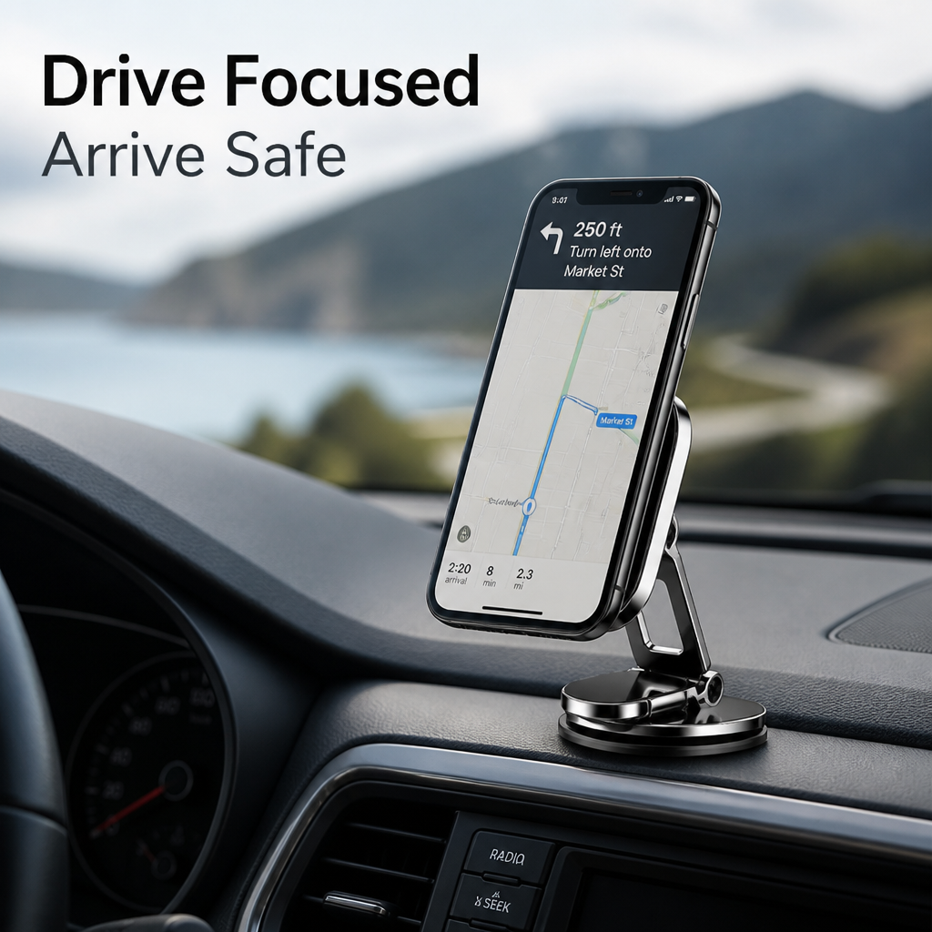 GripNest™ Magnetic Phone Mount