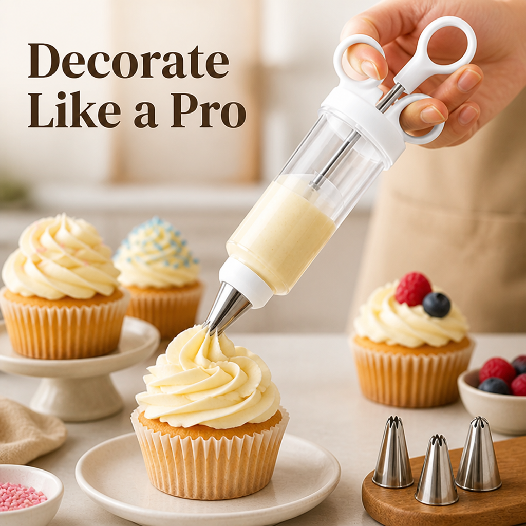 BakeBloom™ — Creative Cupcake Decorating Kit