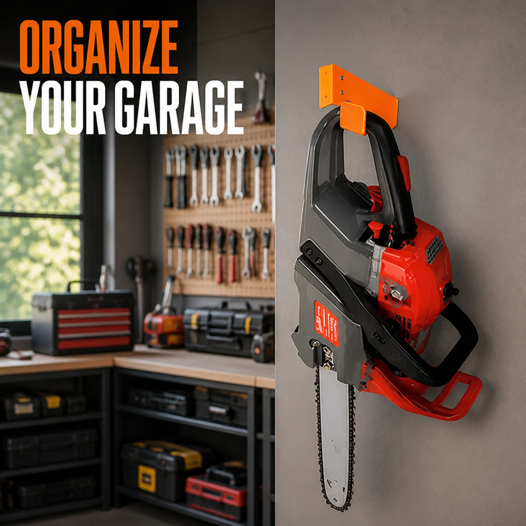 SecureHold™ - Wall-Mounted Tool Bracket