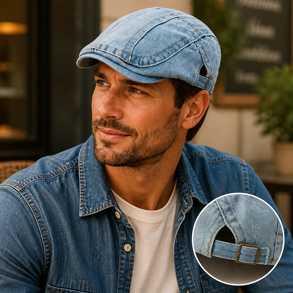 Copperfield™ Washed Denim Flat Cap
