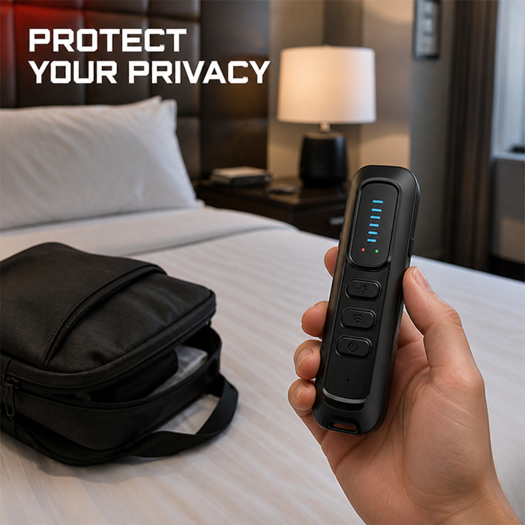 SpyShield™ — Compact Hidden Camera Detector