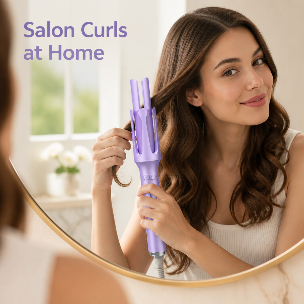 TwirlGlam™ - Long-Lasting Curling Wand