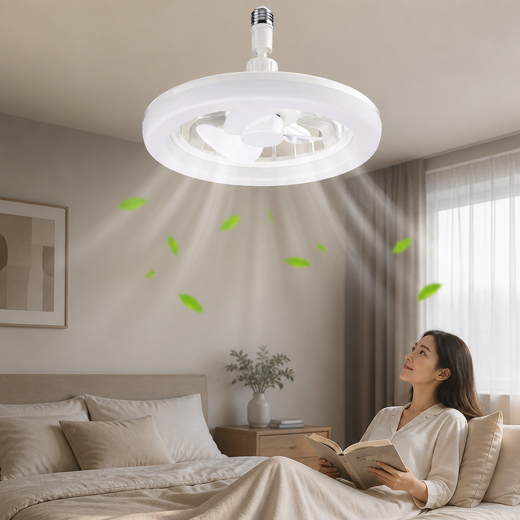 CoolHalo™ — LED Ceiling Fan with Light