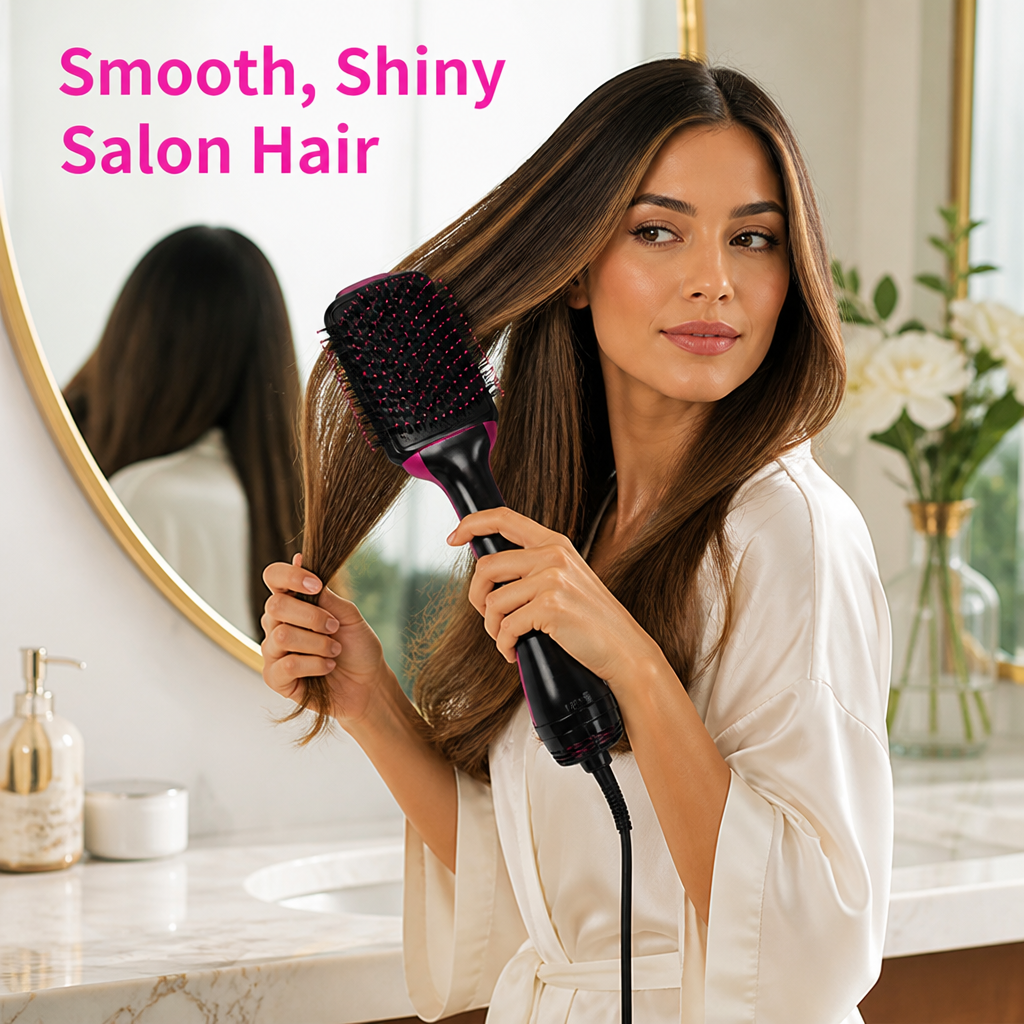SmoothBrush™ — Heated Hair Styling Brush