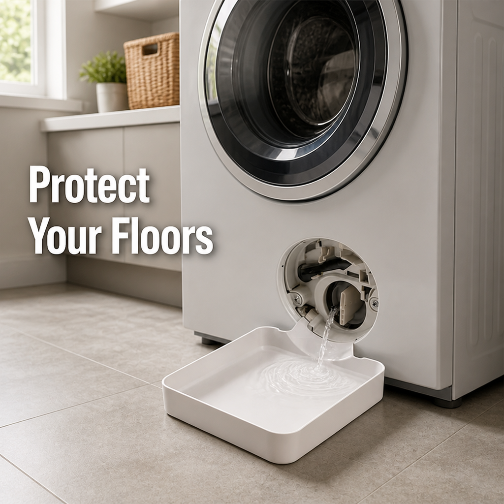 DripDock™ Washer Drain Pan — Catch Laundry Leaks