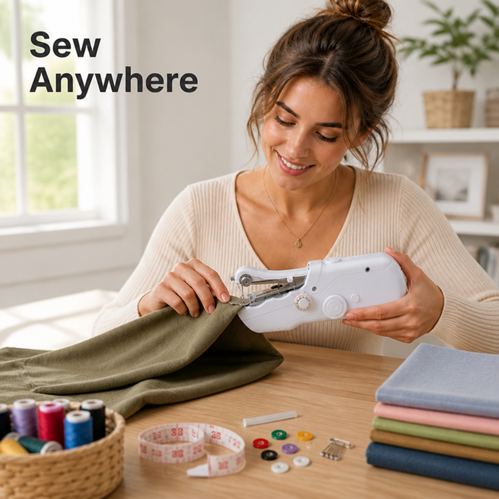 SewPro™ — Portable Mini Sewing Machine Kit