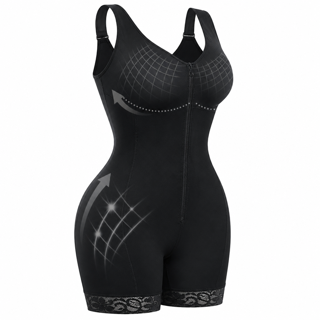 Curvessa™ Full-Body Shapewear Bodysuit — Smooth Everyday Shaping