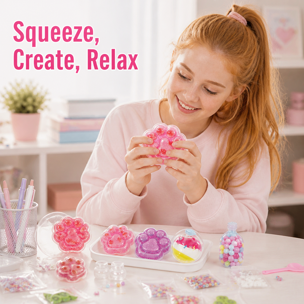SquishBloom™ — Relaxing DIY Sensory Craft Kit