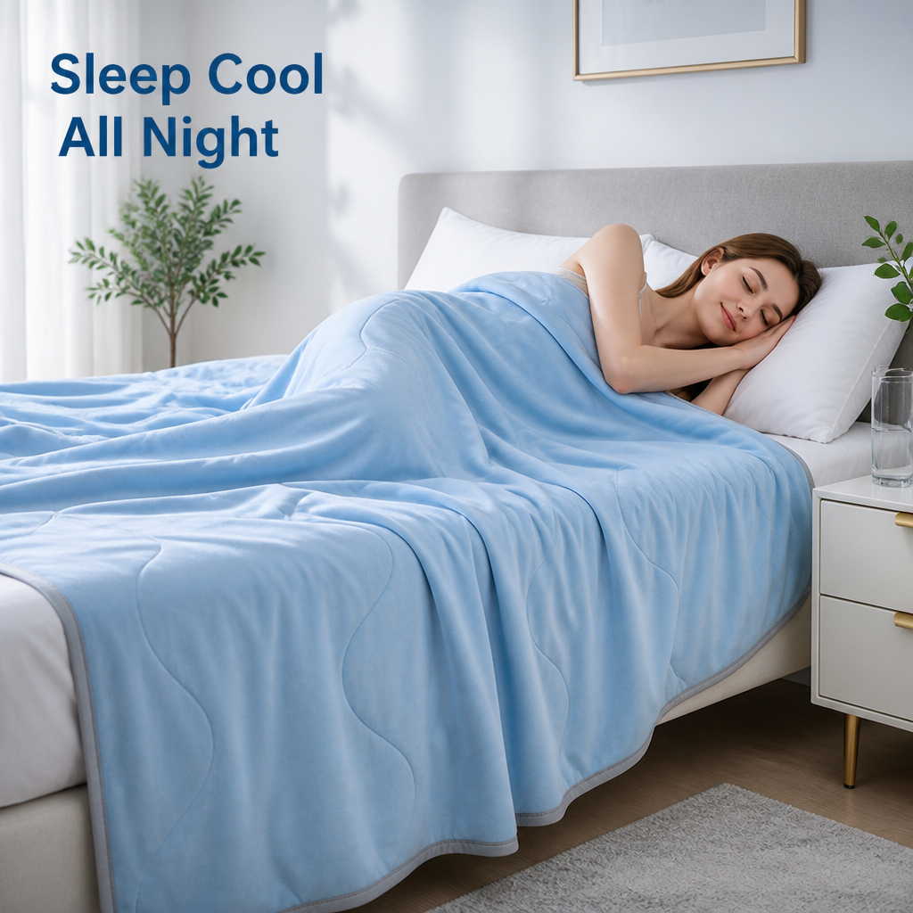 BreezeLuxe™ - Temperature Regulating Blanket