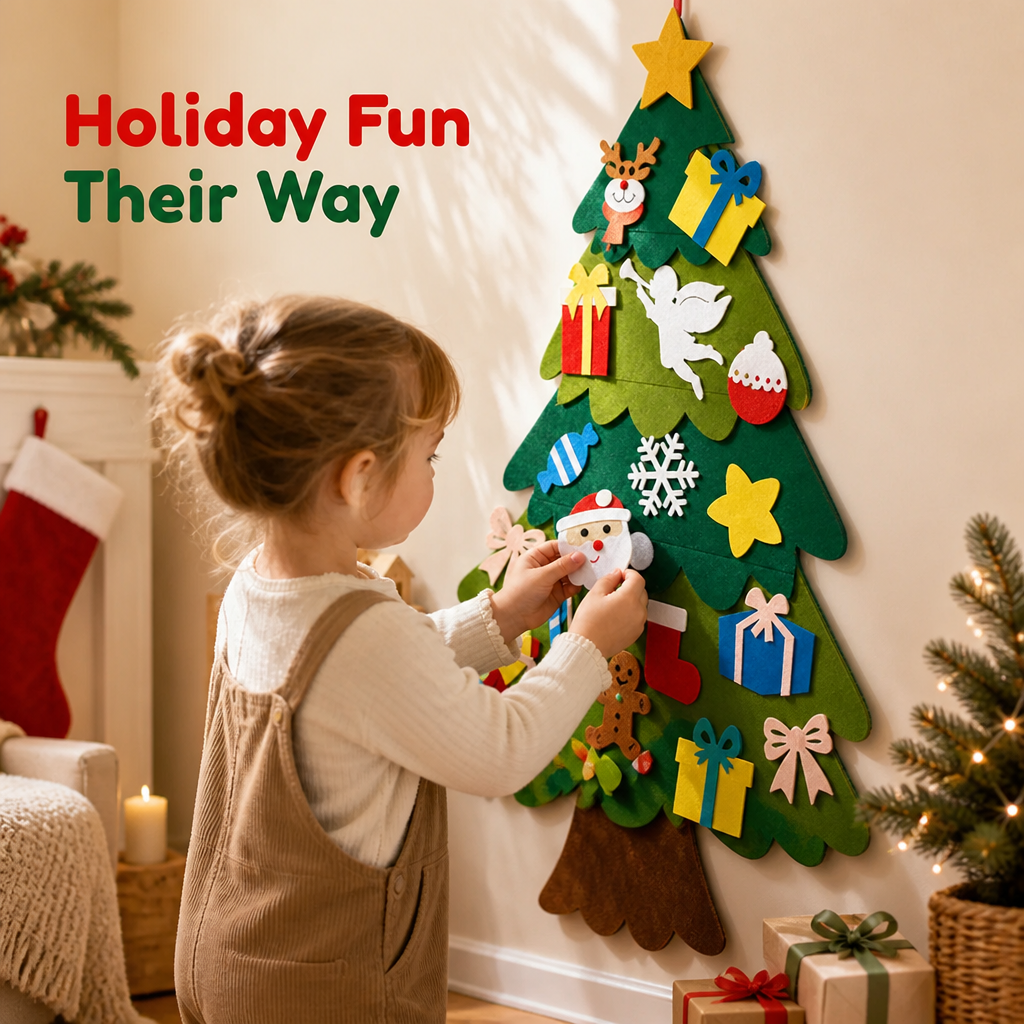 TinselTot™ Felt Christmas Tree for Kids