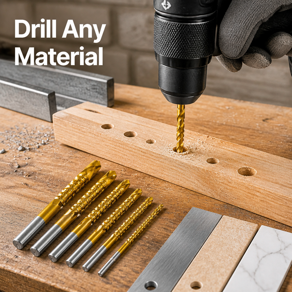 DrillMax™ - Multi-Material Drill Bit Set