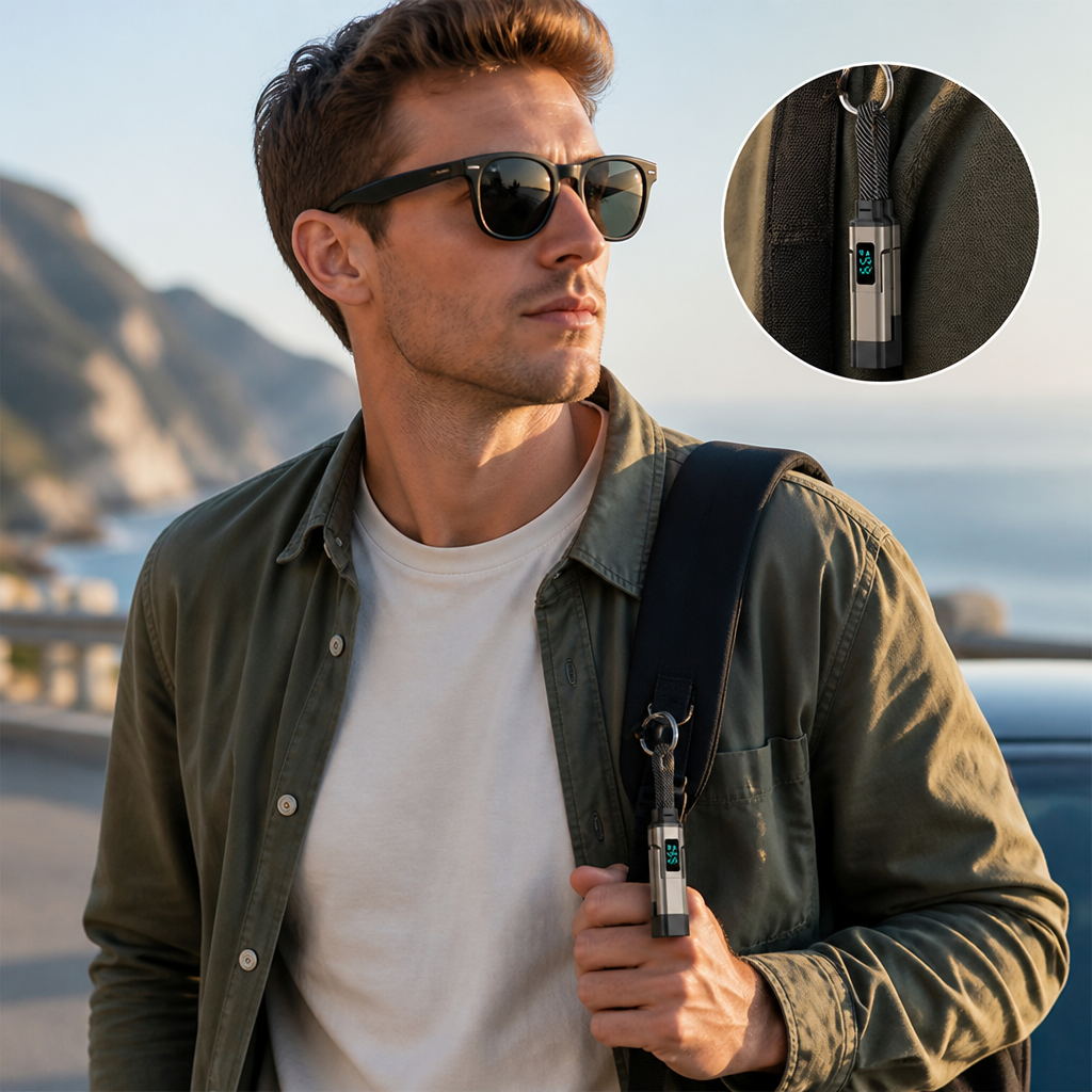 KeyVolt™ — Portable Keychain Power Bank