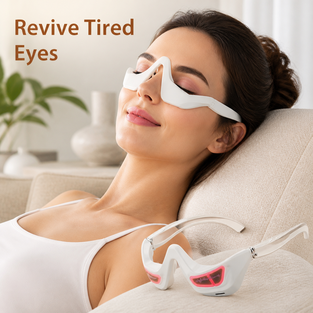 GlowGaze™ Red Light Eye Massager — Relax Tired Eyes