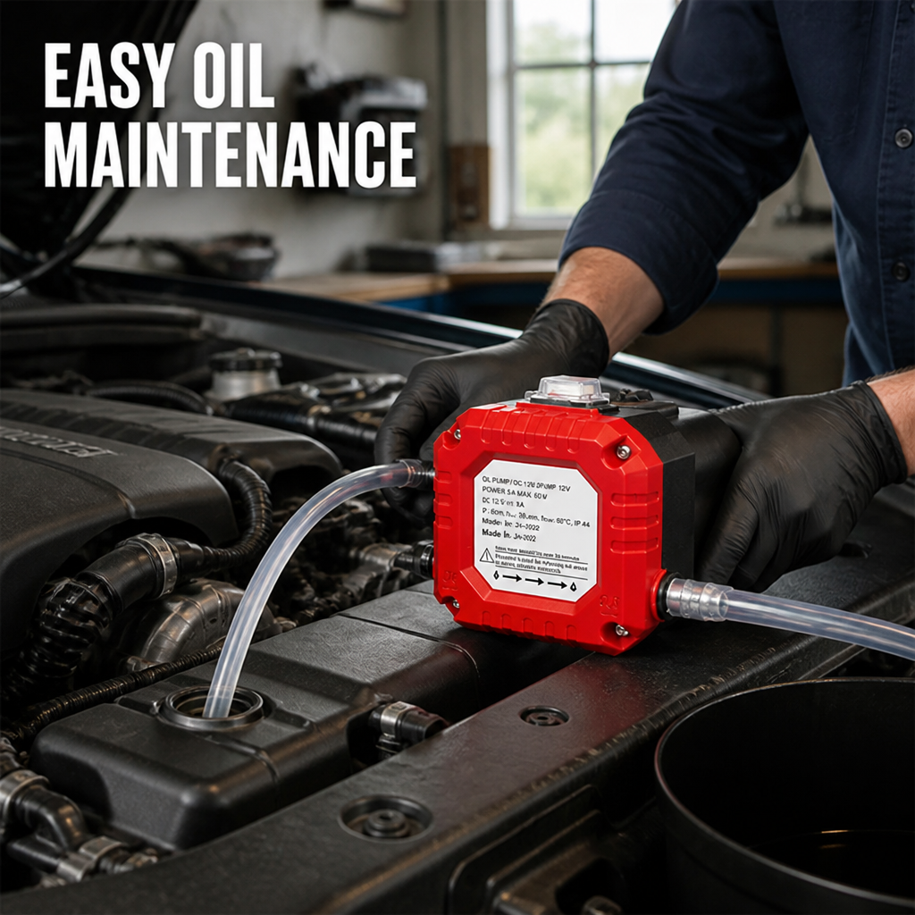 SumpEase™ Electric Oil Change Pump — Mess-Free Fluid Extraction