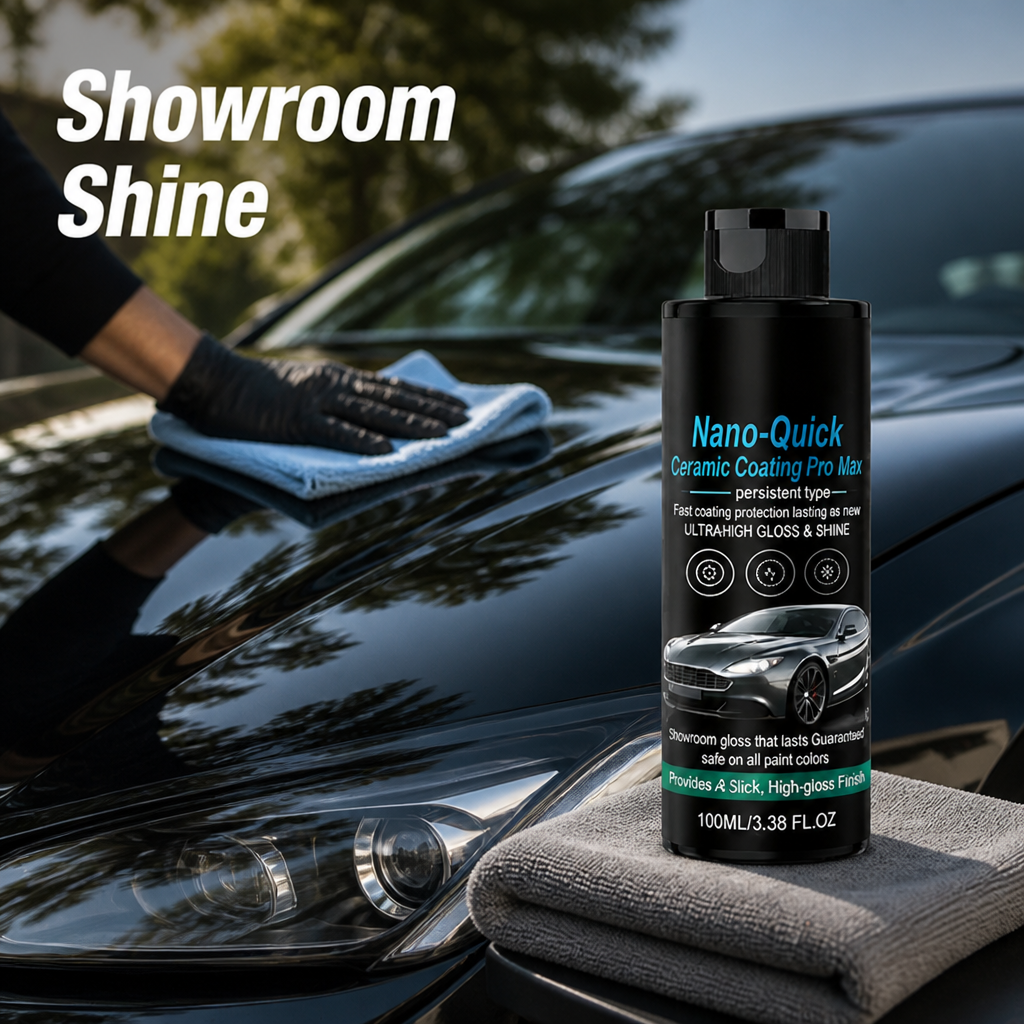 LusterShield™ Ceramic Coating Spray — Glossy Water-Repellent Shine