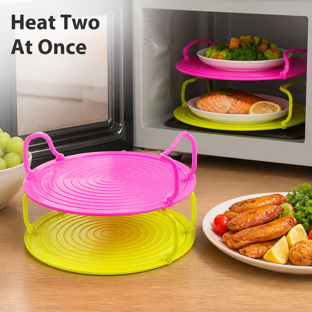 HeatMate™ — Multi-Level Microwave Food Warmer