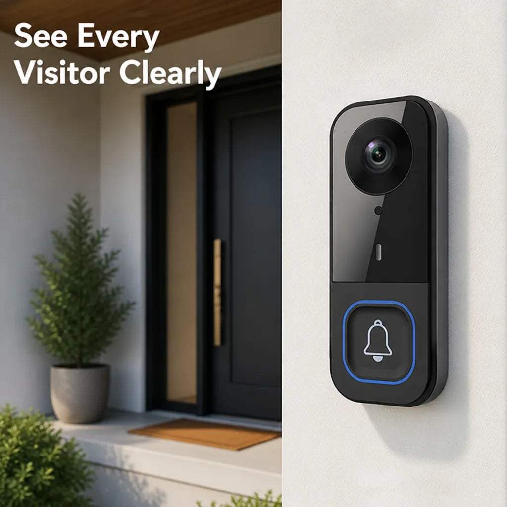 GateView™ Wireless 1080P Video Doorbell with 4.3" Monitor