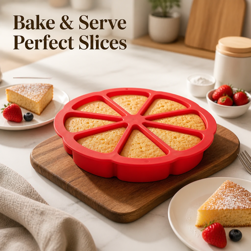 WedgeBake Red cake mold