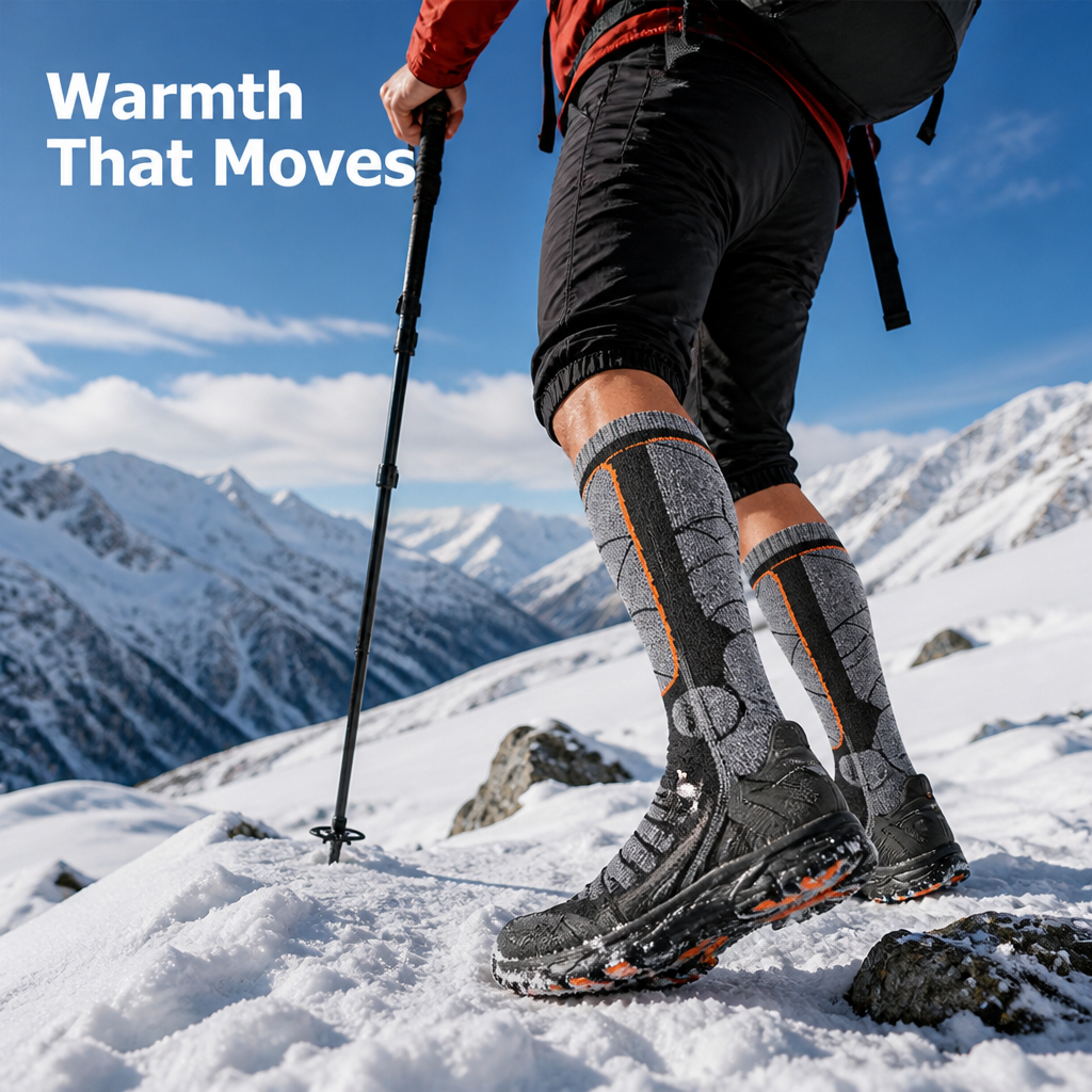 ToastToes™ Rechargeable Heated Socks — Warm Feet In Winter