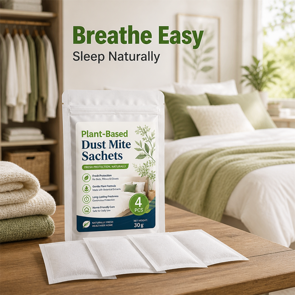 DustGuard™ — Plant-Based Dust Mite Protection Sheets