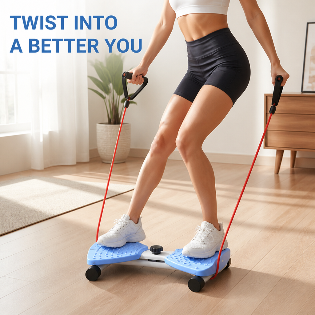 TwistRidge™ Twisting Stepper — Fun Low-Impact Home Workouts