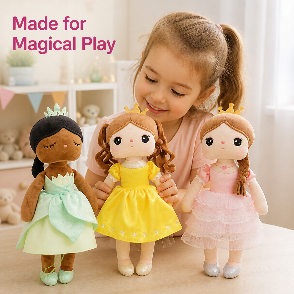 PetalPlush™ Princess Plush Doll — Cuddly Friend For Playtime