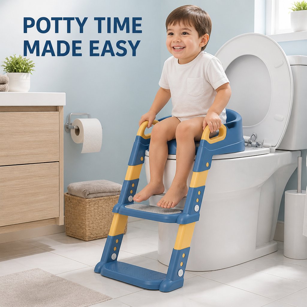 StepTot™ Potty Training Seat with Step Ladder — Confident Little Climbers