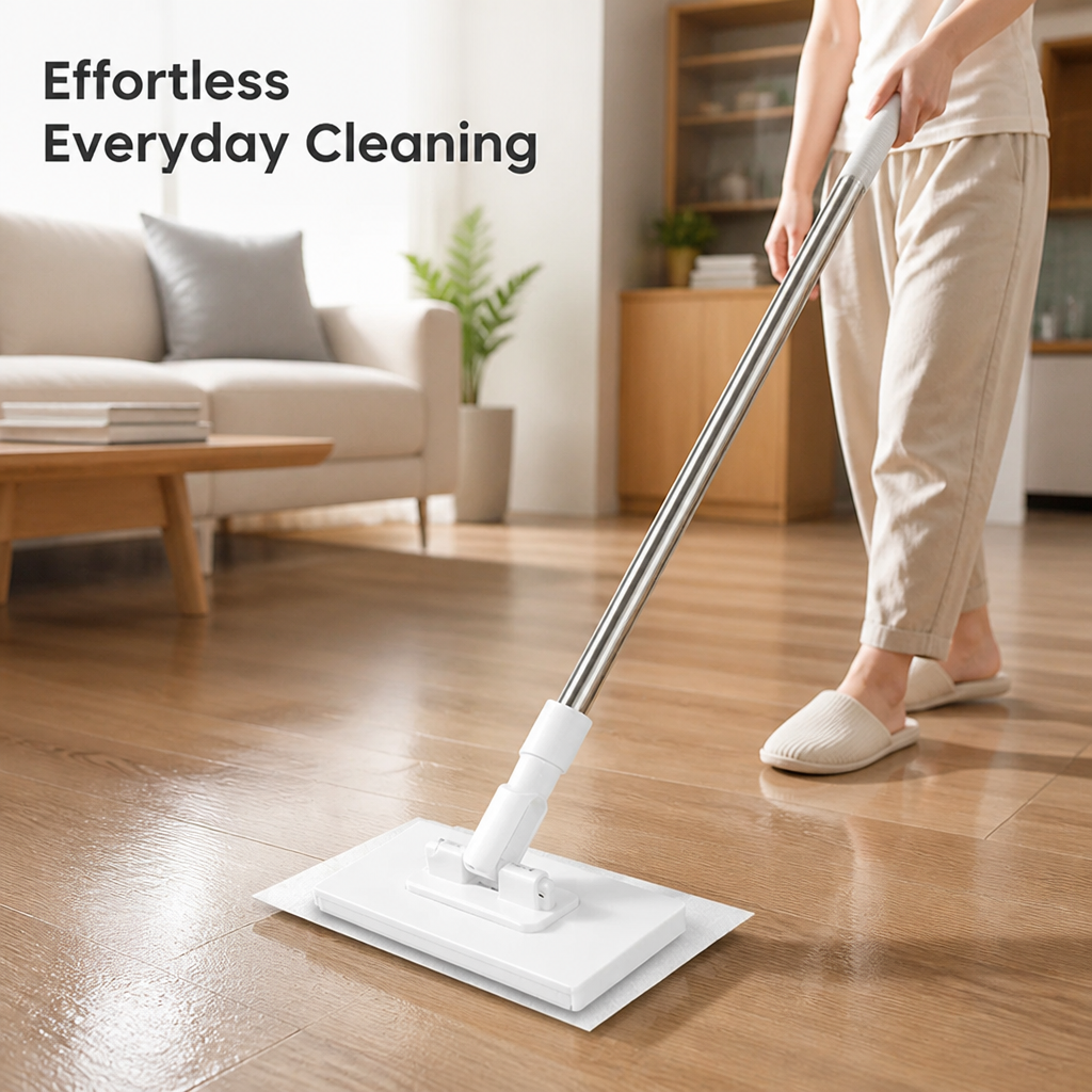 MopMeadow™ Flat Mop — Quick, Easy Floor Cleaning