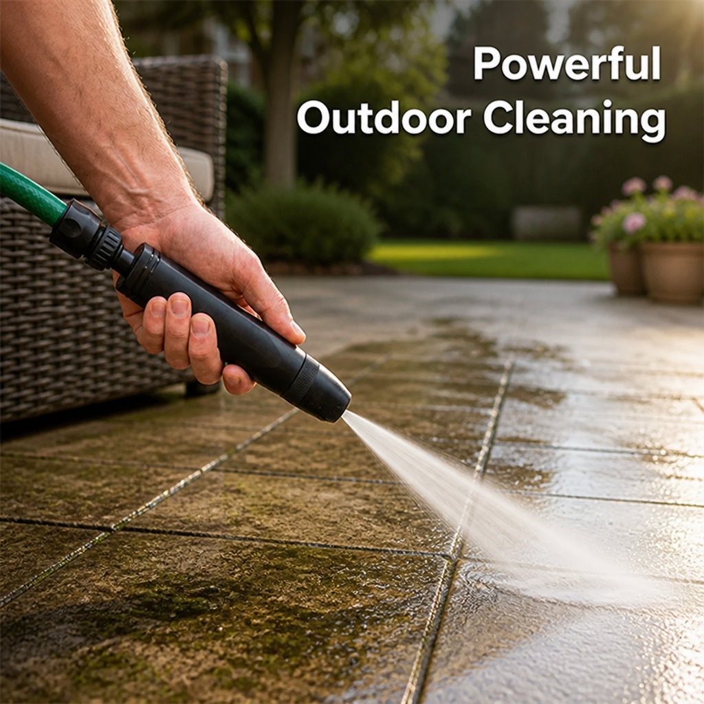 JetPetal™ Adjustable Hose Nozzle — Spray Or Mist Easily