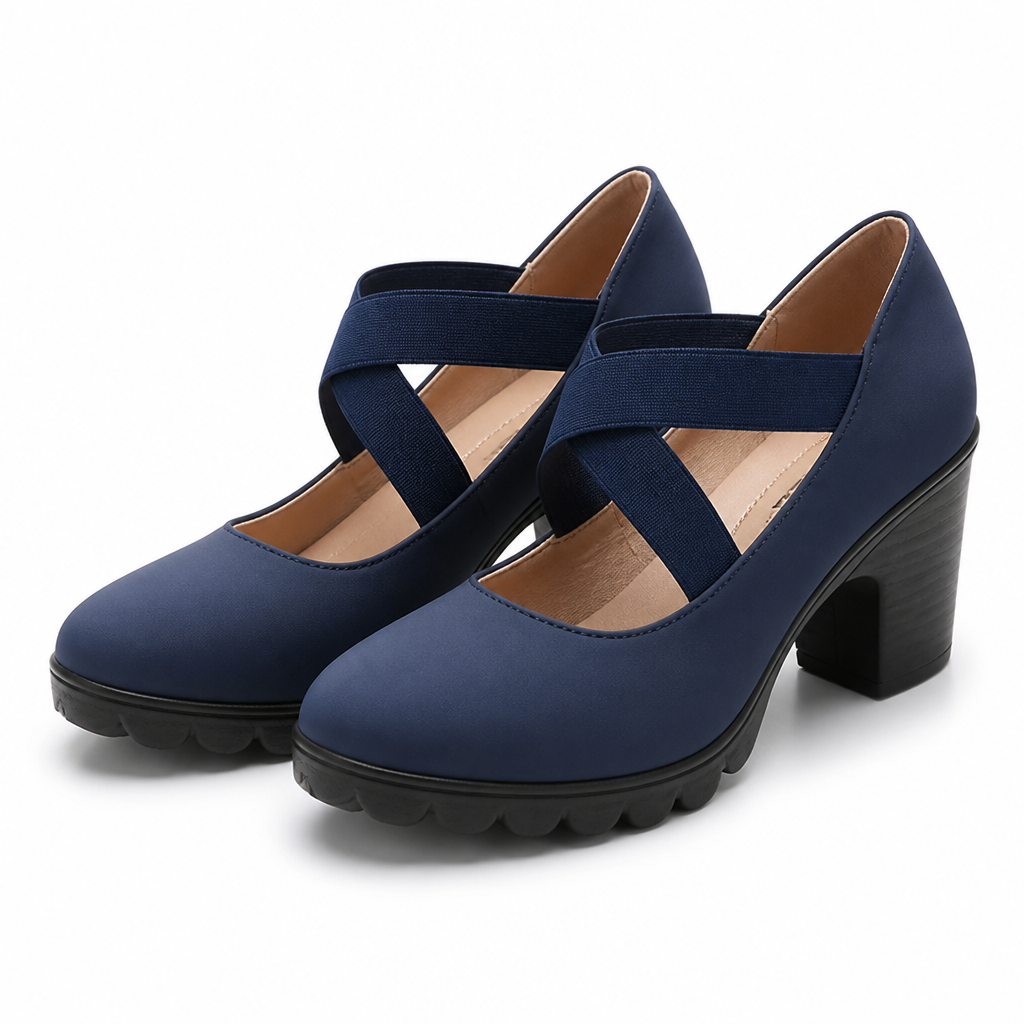 Ellery™ Women's Cross-Strap Block Heel Mary Janes