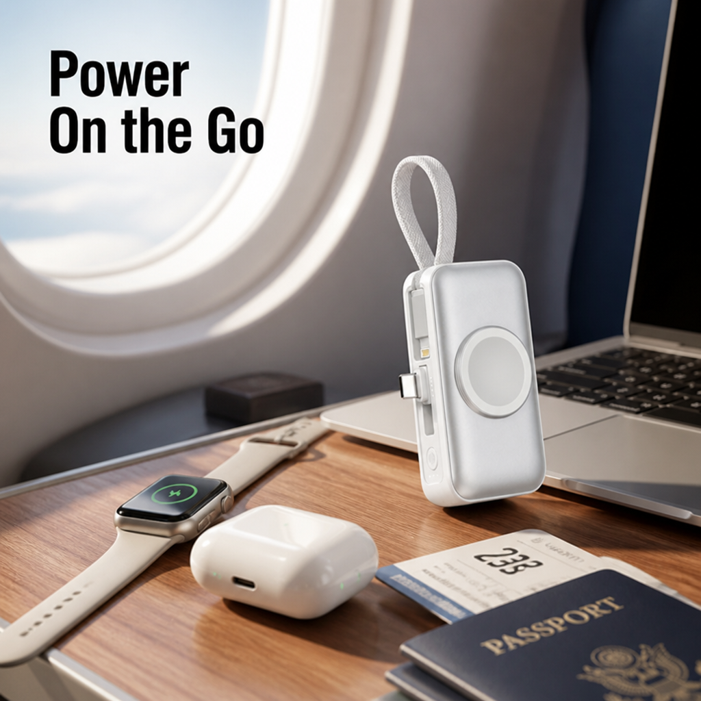 ChargeKnot™ 3-in-1 Mini Power Bank