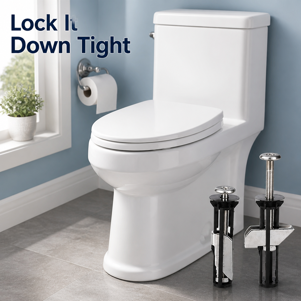 SeatSteady™ Toilet Seat Fixing Kit — Stop Wobbly Seats
