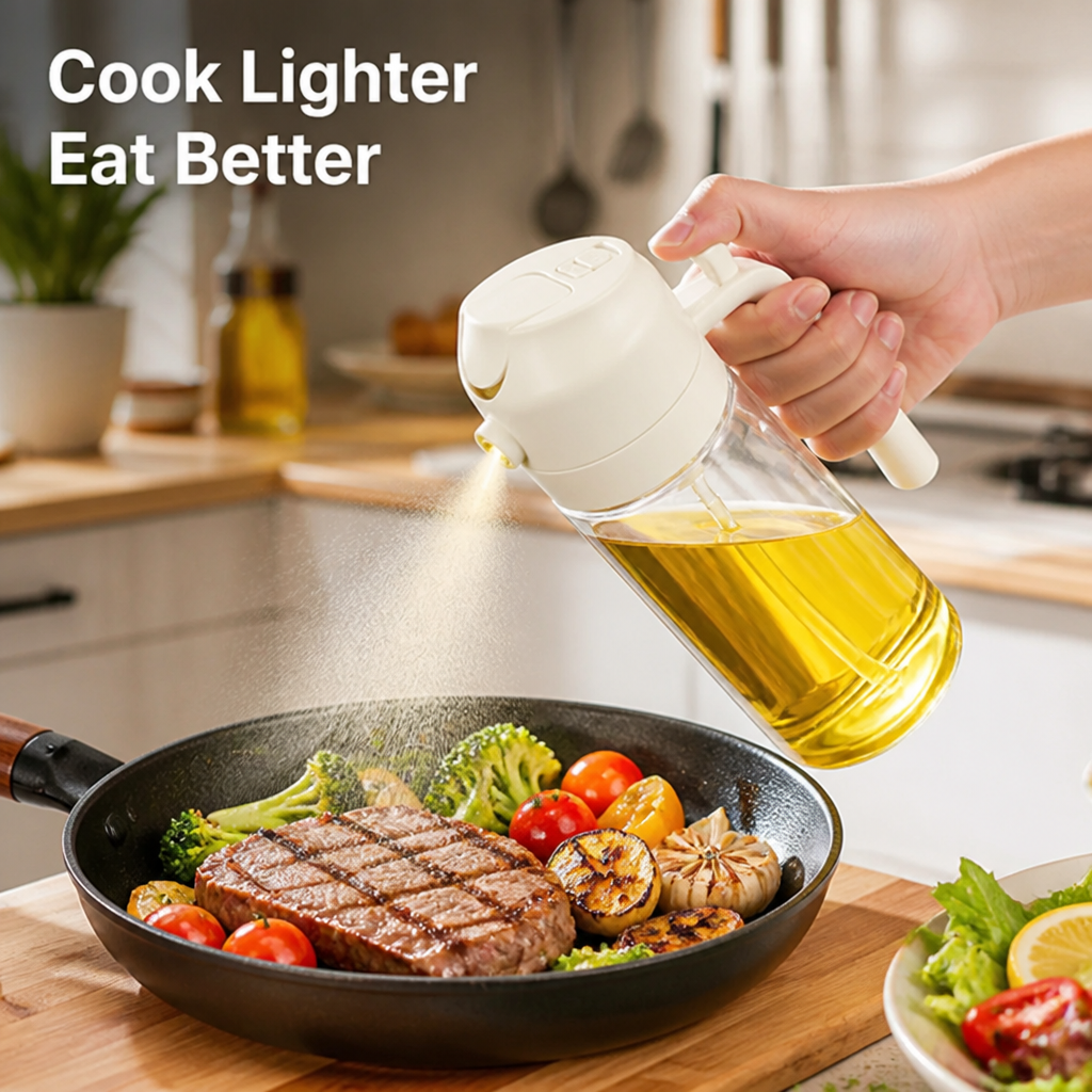 OilPour™ — Controlled Cooking Oil Dispenser