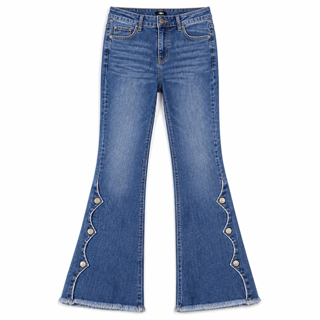 Rosalind™ High-Waist Flare Jeans — Curve-Flattering Everyday Denim