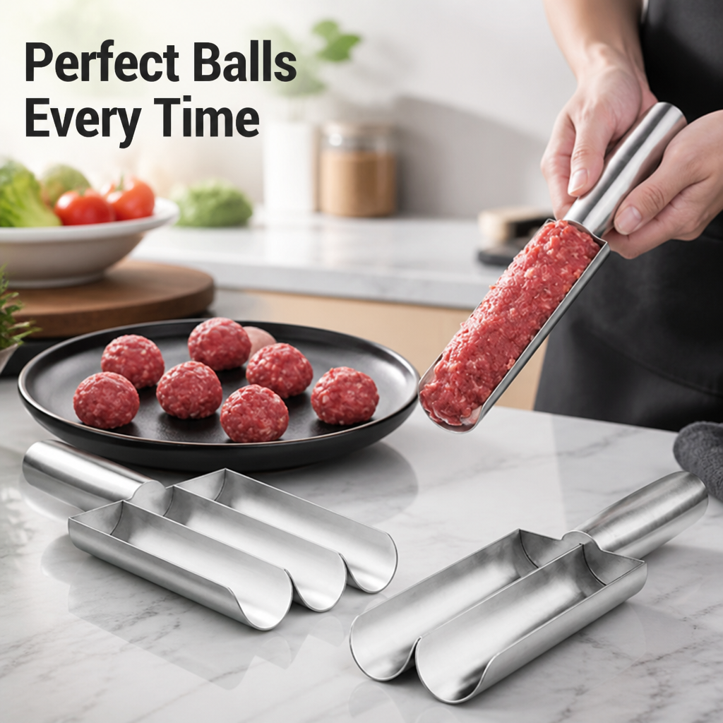 BallPress™ — Easy Meatball Shaping Tool