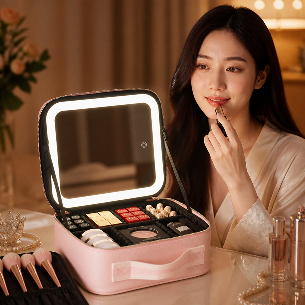 GlamCarry™ — Makeup Travel Case