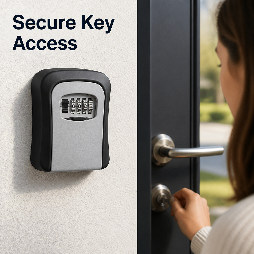 KeyVault™ — Secure Wall-Mounted Key Box