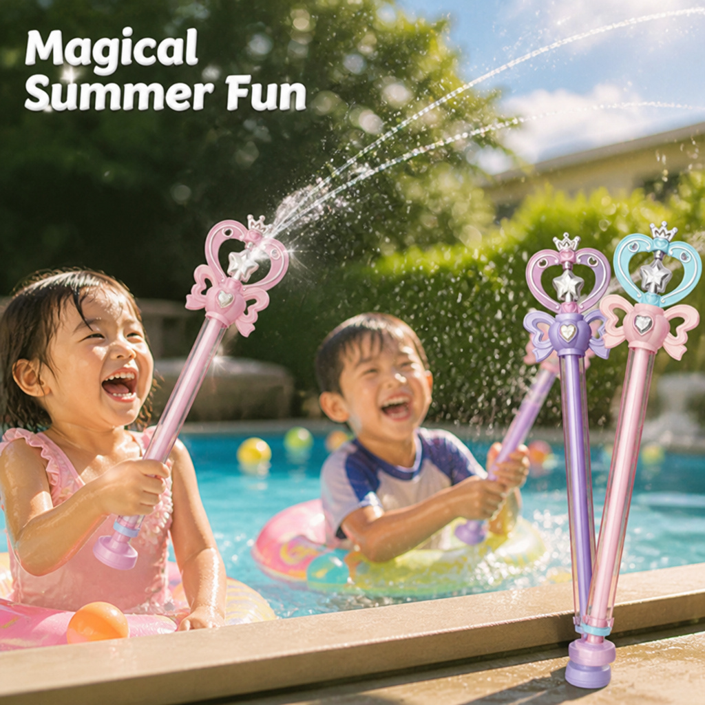 FairySplash™ Duo Magic Water Wands — Spinning Spray Fun for Kids