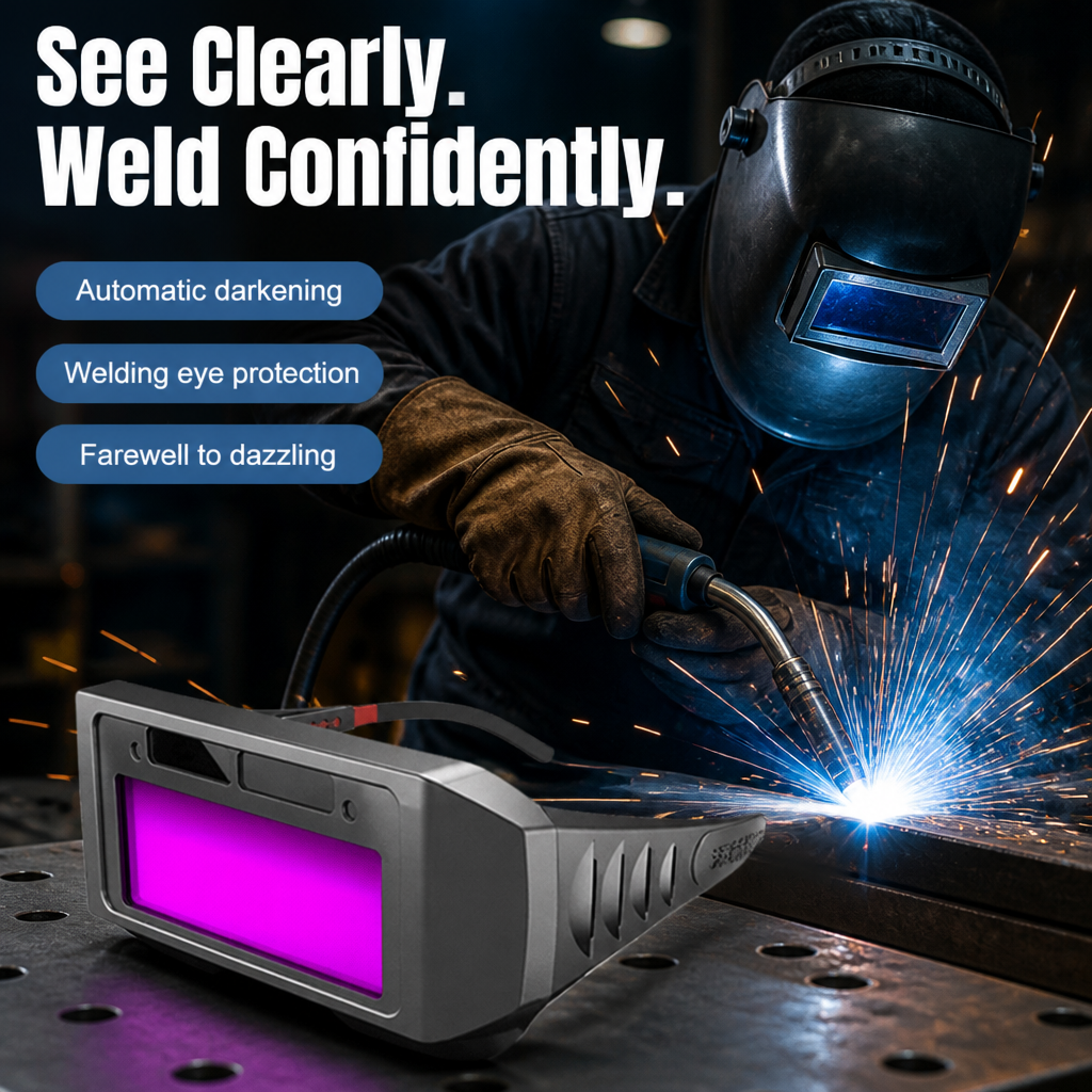 WeldVision™ - Auto Darkening Welding Safety Glasses