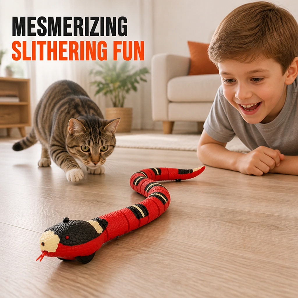 SlitherBuddy™ Smart Electric Snake Toy