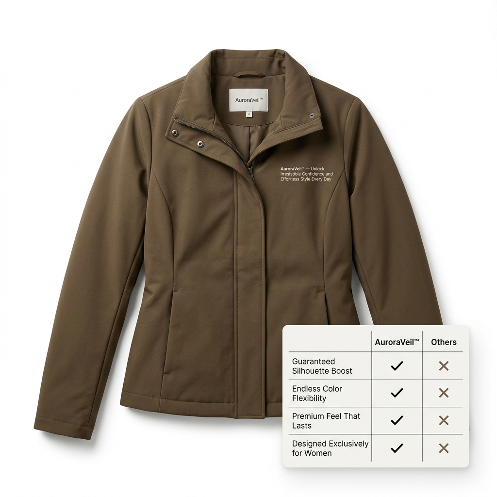 Velisse™ Women's Lightweight Zip Jacket — Effortless Everyday Layer