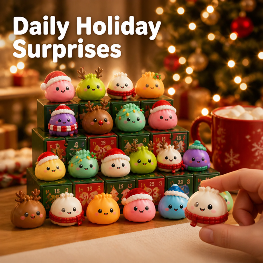 JollySquish™ 24-Day Advent Squishy Calendar