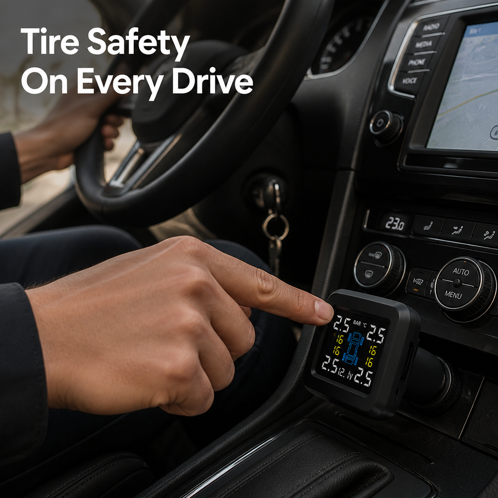TireGuard™ - Real-Time Tire Pressure Monitor