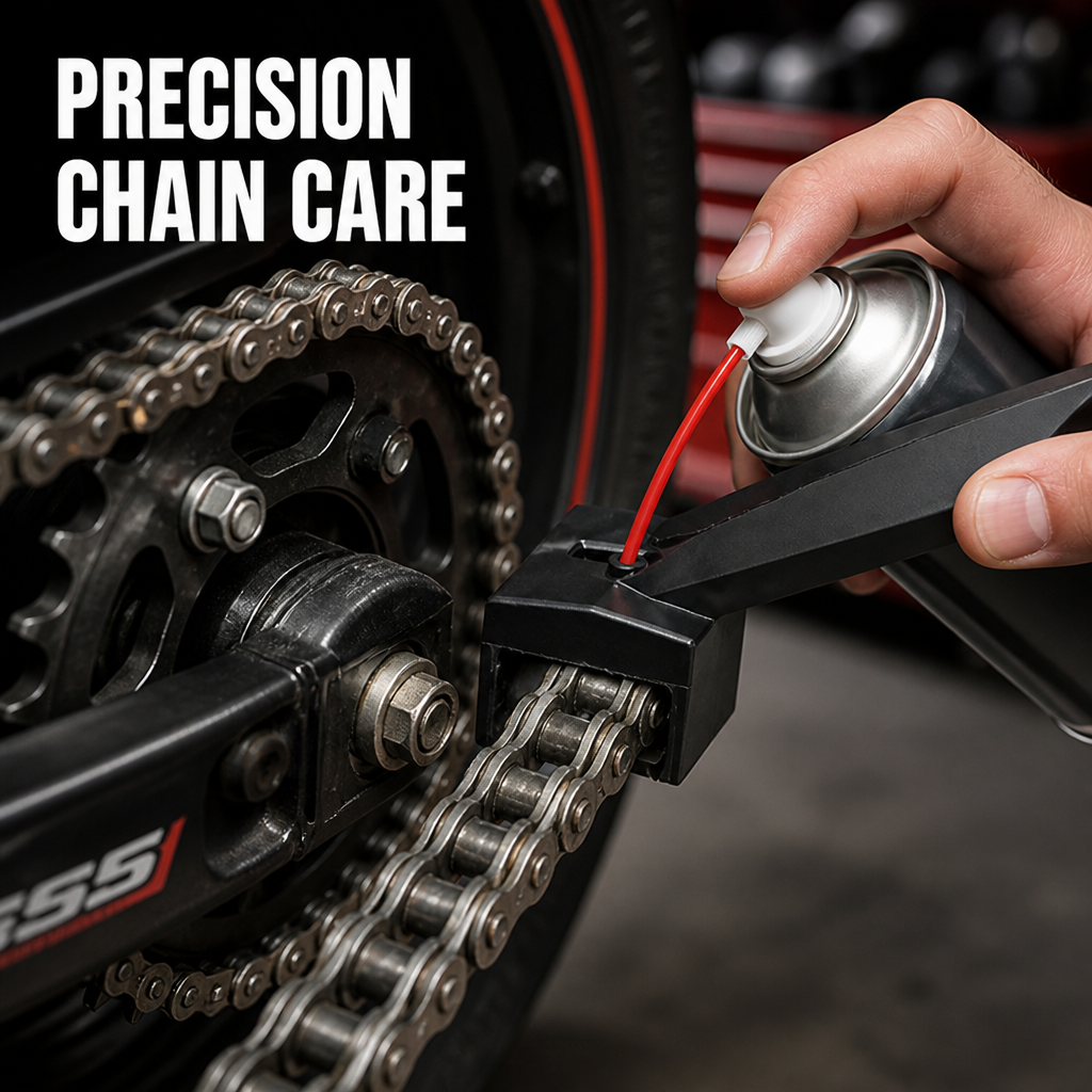 ChainClean™ — Precision Motorcycle Chain Cleaner