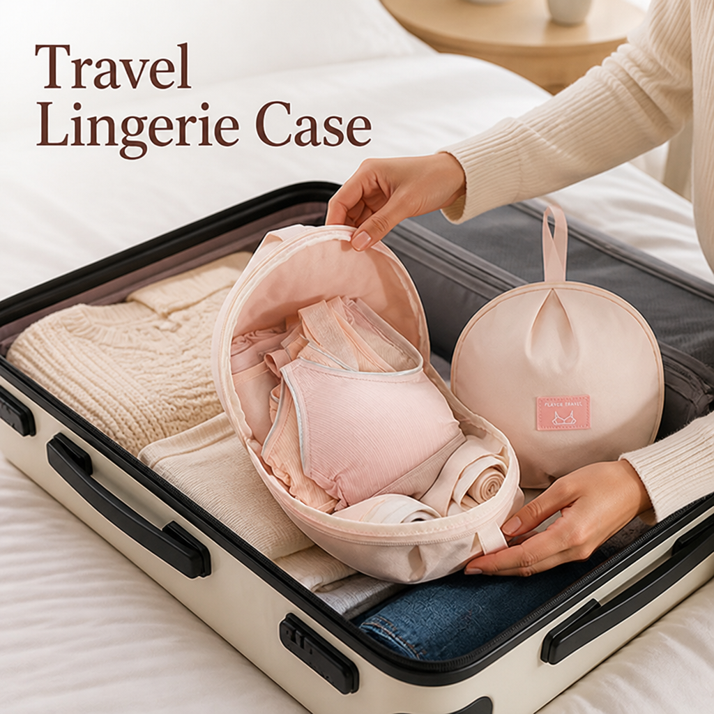 Lingerline™ Lingerie Travel Case — Pack Bras Without Crushing
